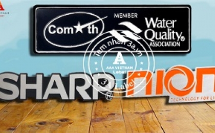 Nhận in logo nhôm, làm tem nhôm giá rẻ theo yêu cầu 